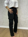 PANTALÓN CARGO NEGRO