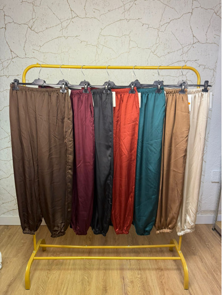 PANTALON SATINADO GLOBO