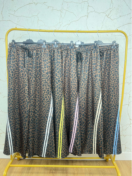 PANTALÓN LEOPARDO RAYAS