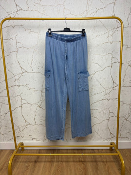 PANTALON CARGO VAQUERO